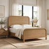 Danny King Platform Bed with Waterfall Design | Timber Brown Solid Wood