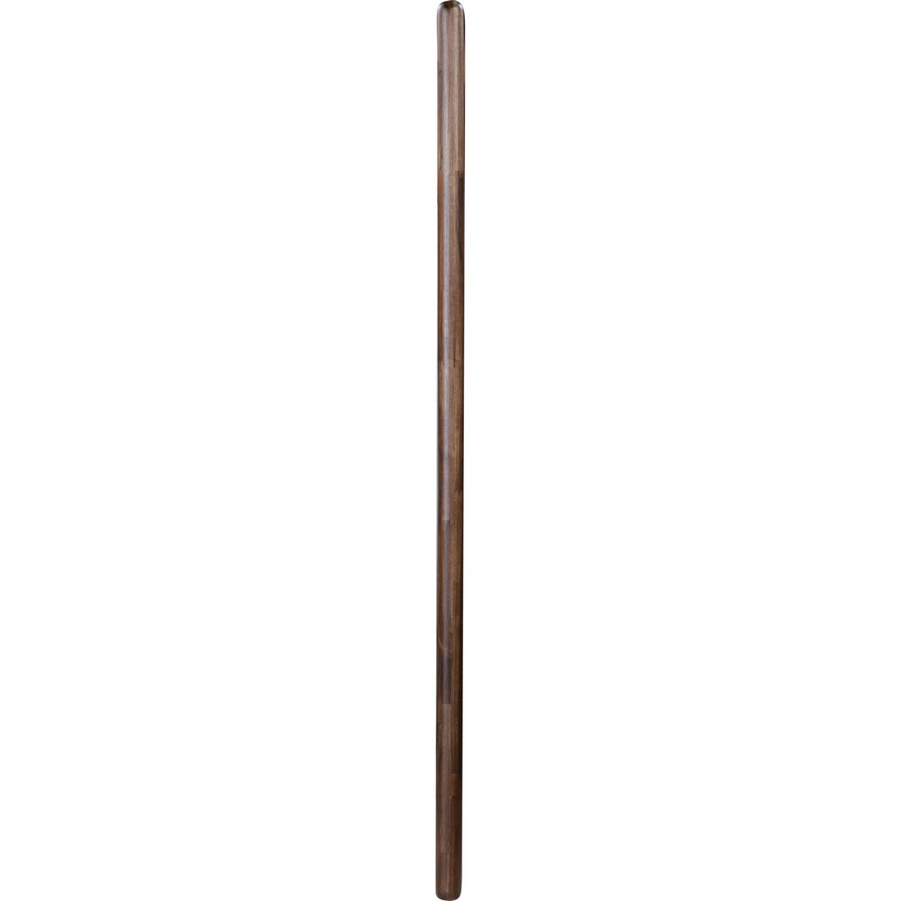Sally Floor Mirror with Beveled Glass | Rounded Edge | Brown Acacia Wood 28x66