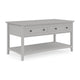 Gemma Console Table | Drawers & Shelf Storage | Gray Mahogany Wood 60"