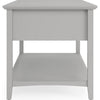 Gemma Console Table | Drawers & Shelf Storage | Gray Mahogany Wood 60"