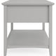 Gemma Console Table | Drawers & Shelf Storage | Gray Mahogany Wood 60"
