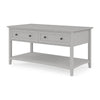 Gemma Console Table | Drawers & Shelf Storage | Gray Mahogany Wood 60"