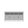 Gemma TV St& Entertainment Console with 4 Doors | Gray Wood 64"