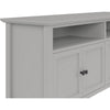 Gemma TV St& Entertainment Console with 4 Doors | Gray Wood 64"