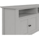 Gemma TV St& Entertainment Console with 4 Doors | Gray Wood 64"