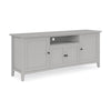 Gemma TV St& Entertainment Console with Storage | Gray Wood 74"