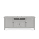 Gemma TV St& Entertainment Console with Storage | Gray Wood 74"