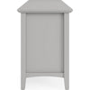 Gemma TV St& Entertainment Console | Doors & Drawers | Gray Wood 84"