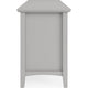 Gemma TV St& Entertainment Console | Doors & Drawers | Gray Wood 84"