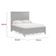 Gemma Platform Storage Bed with 4 Drawers | Panel Detailing | Gray Wood
