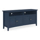 Gemma TV St& Entertainment Console with 4 Doors | Blue Wood 64"