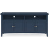Gemma TV St& Entertainment Console with 4 Doors | Blue Wood 64"