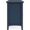 Gemma TV St& Entertainment Console with 4 Doors | Blue Wood 64"