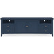 Gemma TV St& Entertainment Console | Doors & Drawers | Blue Wood 84"