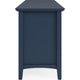 Gemma TV St& Entertainment Console | Doors & Drawers | Blue Wood 84"