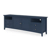 Gemma TV St& Entertainment Console | Doors & Drawers | Blue Wood 84"