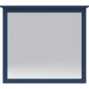 Gemma Wall Dresser Mirror | Crown Moldings | Beveled Glass | Blue Wood 36x41