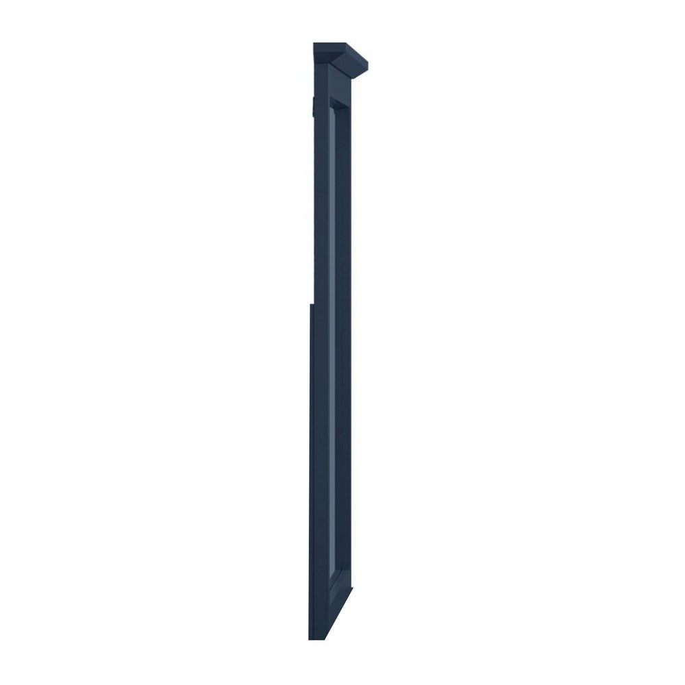 Gemma Wall Dresser Mirror | Crown Moldings | Beveled Glass | Blue Wood 36x41