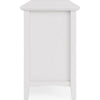 Gemma TV St& Entertainment Console with Storage | White Wood 74"