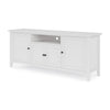 Gemma TV St& Entertainment Console with Storage | White Wood 74"