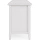 Gemma TV St& Entertainment Console | Doors & Drawers | White Wood 84"