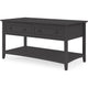 Gemma Console Table | Drawers & Shelf Storage | Black Mahogany Wood 60"
