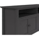Gemma TV St& Entertainment Console with 4 Doors | Black Wood 64"