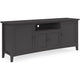 Gemma TV St& Entertainment Console with Storage | Black Wood 74"