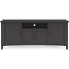 Gemma TV St& Entertainment Console with Storage | Black Wood 74"