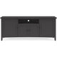 Gemma TV St& Entertainment Console with Storage | Black Wood 74"