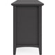 Gemma TV St& Entertainment Console with Storage | Black Wood 74"