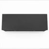 Gemma TV St& Entertainment Console | Doors & Drawers | Black Wood 84"