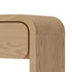 Enola Nightst& with Drawer | Rounded Edges | Timber Brown Solid Wood