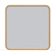 Enola Framed Dresser Mirror | Glass Panel | Timber Brown Meranti Wood 37x40