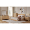 Enola Framed Dresser Mirror | Glass Panel | Timber Brown Meranti Wood 37x40