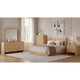 Enola Framed Dresser Mirror | Glass Panel | Timber Brown Meranti Wood 37x40