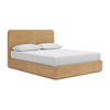 Enola Queen Bed with Slatted Platform | Timber Brown Ash-Meranti Wood