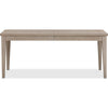 Kaili Dining Table w Extension Leaf | 2 Drawers | Brown Wood 72-90"