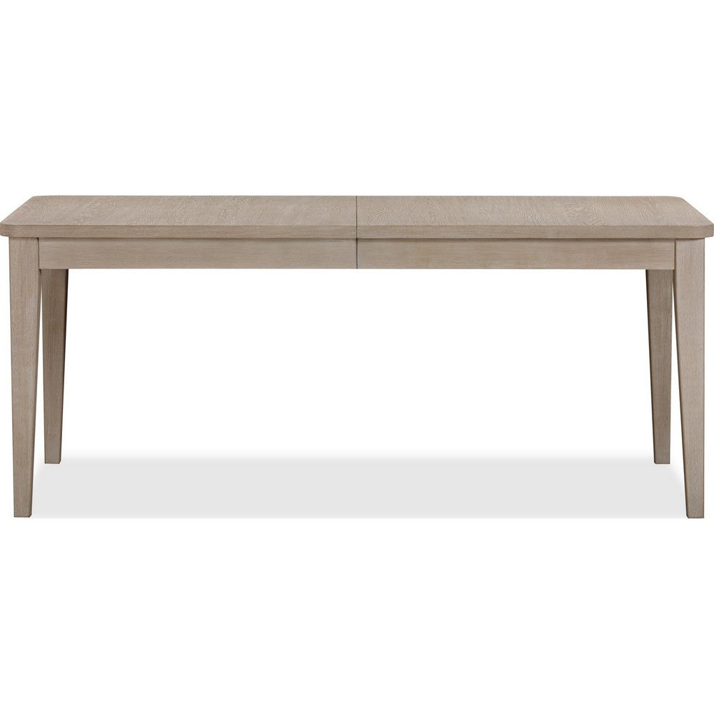 Kaili Dining Table w Extension Leaf | 2 Drawers | Brown Wood 72-90"