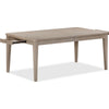 Kaili Dining Table w Extension Leaf | 2 Drawers | Brown Wood 72-90"