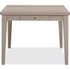 Kaili Dining Table w Extension Leaf | 2 Drawers | Brown Wood 72-90"