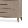 Kaili Tall Dresser Chest with 5 Drawers | Chai Brown Oak-Rubberwood