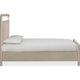 Kaili Queen Slatted Platform Bed with Shiplap Panels | Brown Solid Wood