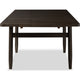 Rocky Dining Table | Double Extension Leaf | Yin Black Solid Wood 78-106"