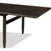 Rocky Dining Table | Double Extension Leaf | Yin Black Solid Wood 78-106"