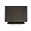 Rocky Nightstand with Cord Management | 3 Drawers | Yin Black Oak-Rubberwood