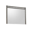 Rocky Wall or Dresser Mirror | Beveled Glass | Yin Black Rubberwood 38x45