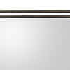 Rocky Wall or Dresser Mirror | Beveled Glass | Yin Black Rubberwood 38x45
