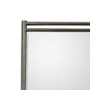 Rocky Wall or Dresser Mirror | Beveled Glass | Yin Black Rubberwood 38x45