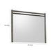 Rocky Wall or Dresser Mirror | Beveled Glass | Yin Black Rubberwood 38x45